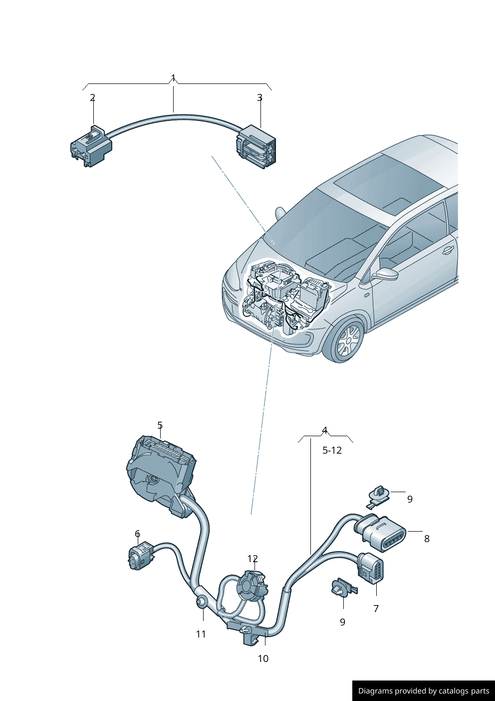 Car part diagram