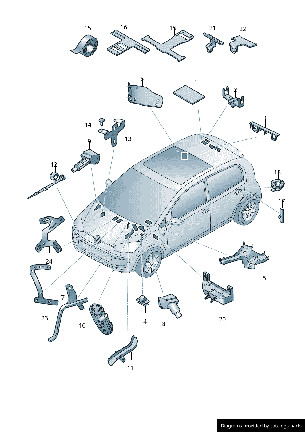 Car part diagram