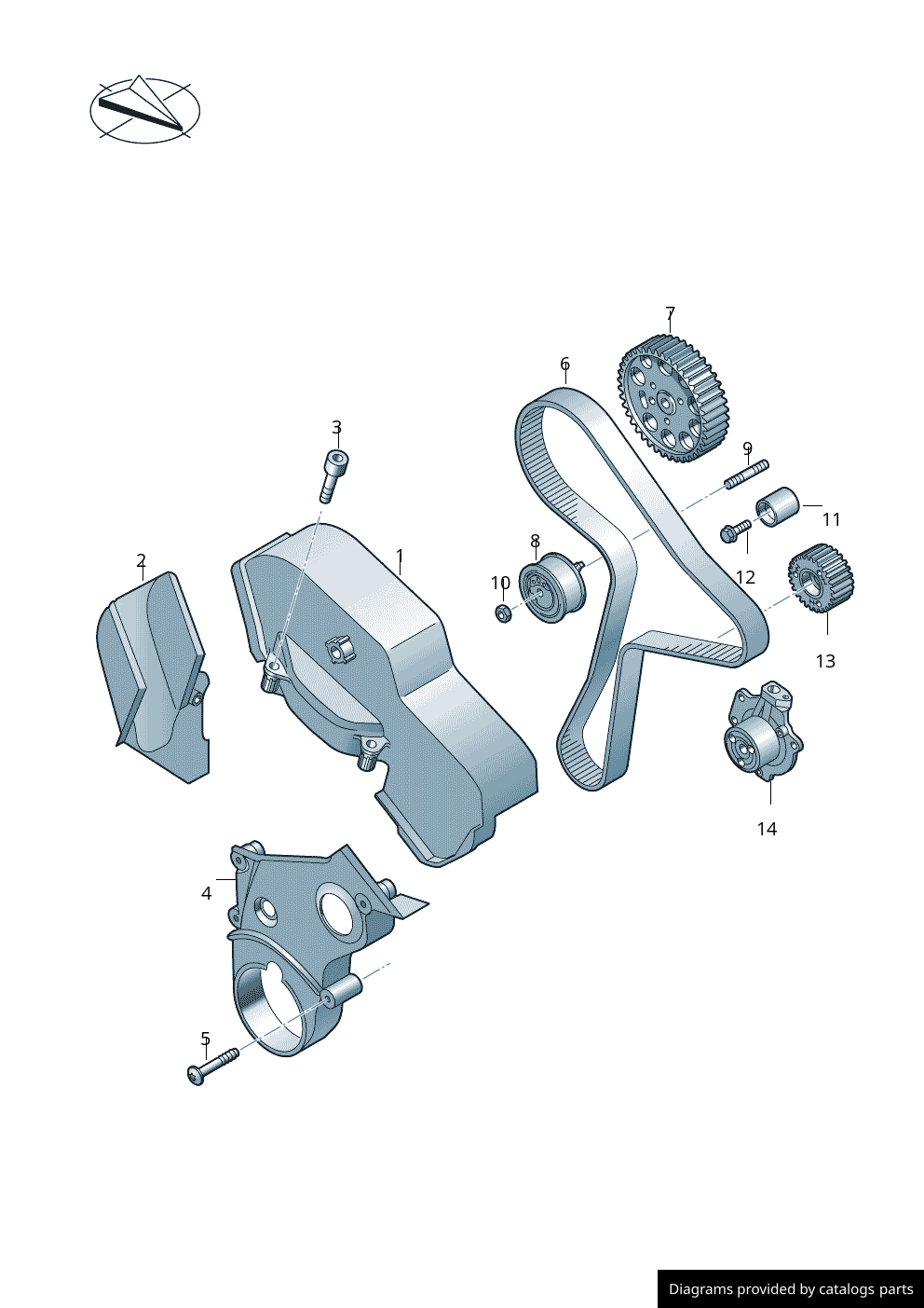 Car part diagram