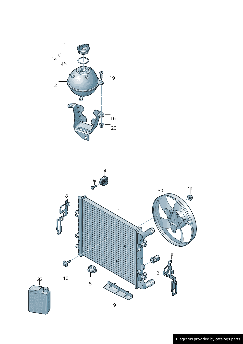 Car part diagram