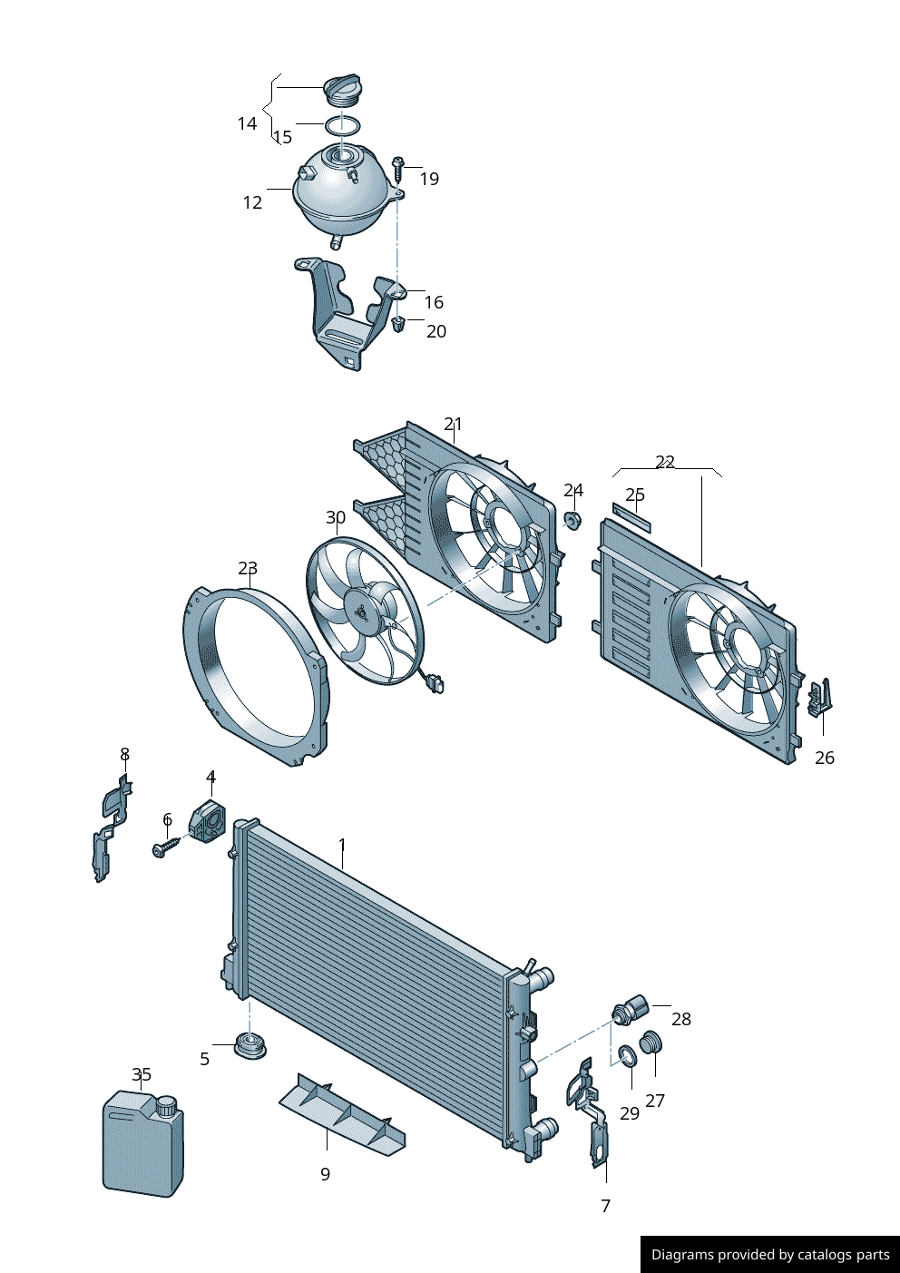 Car part diagram