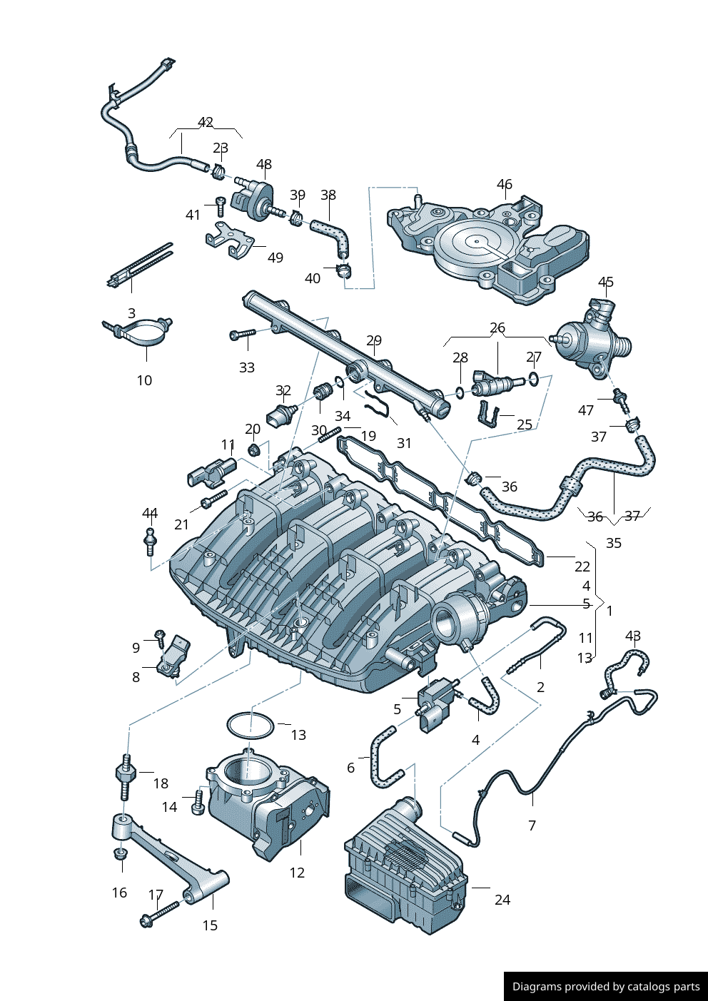 Car part diagram