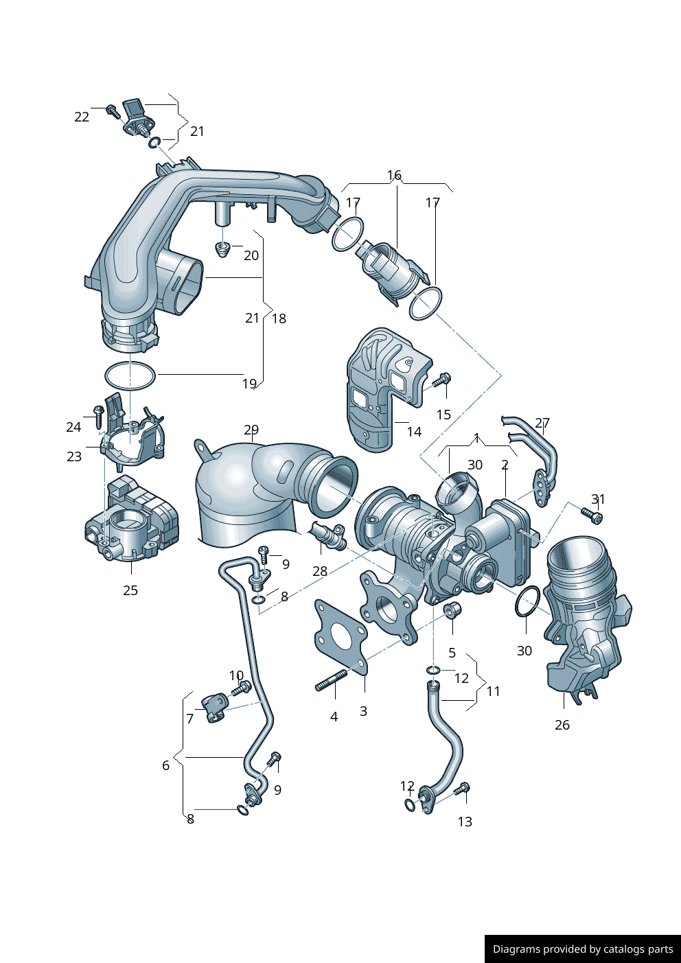 Car part diagram