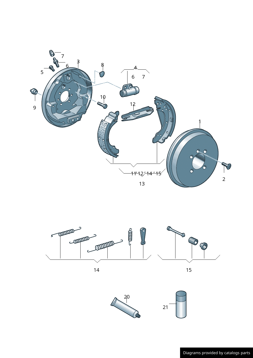 Car part diagram
