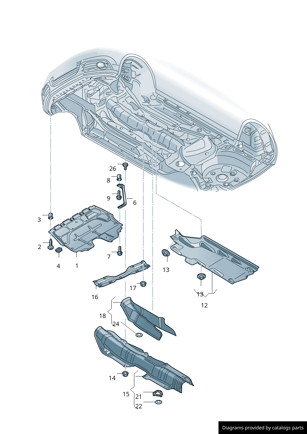 Car part diagram