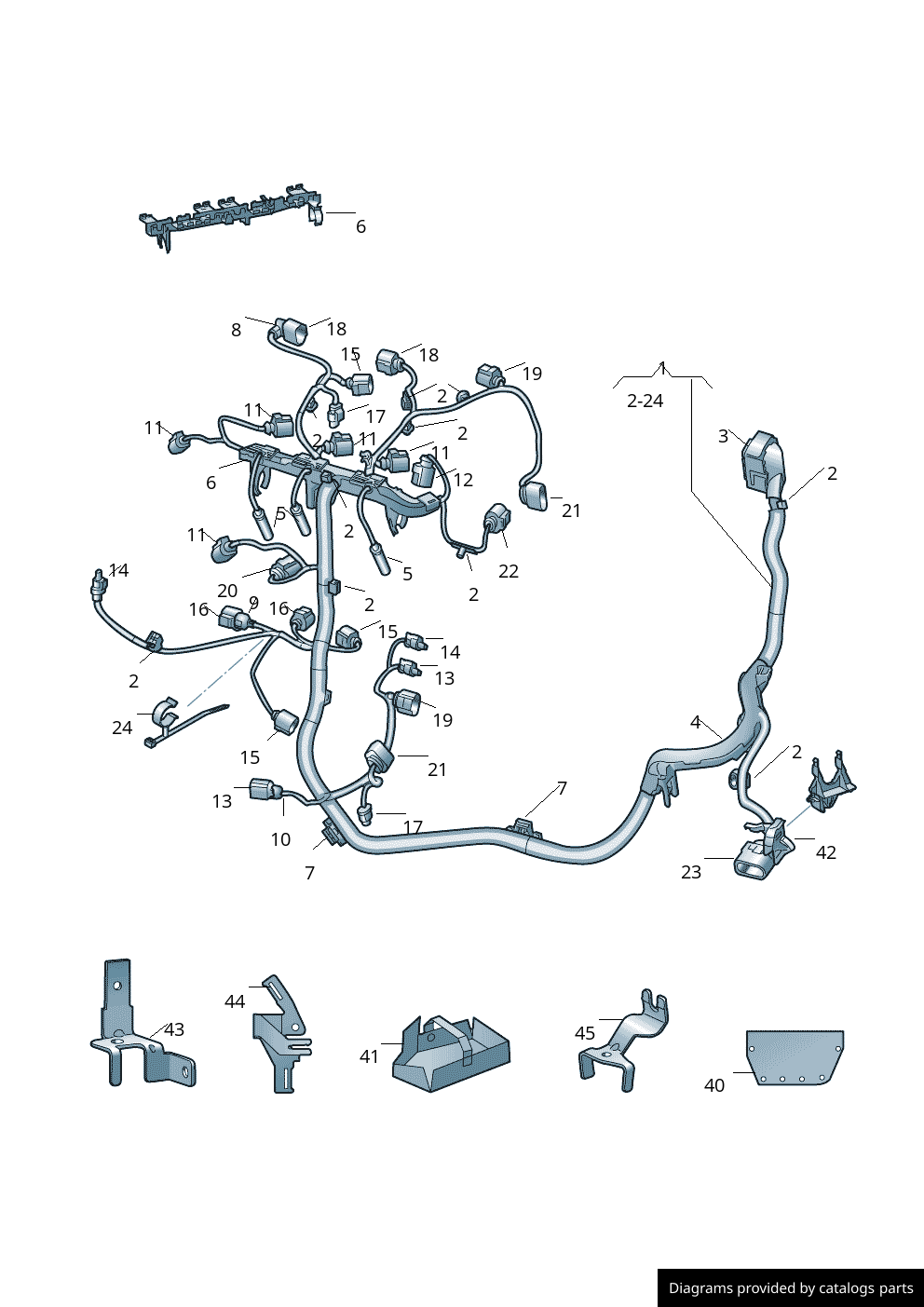 Car part diagram