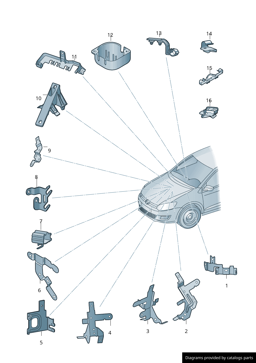Car part diagram
