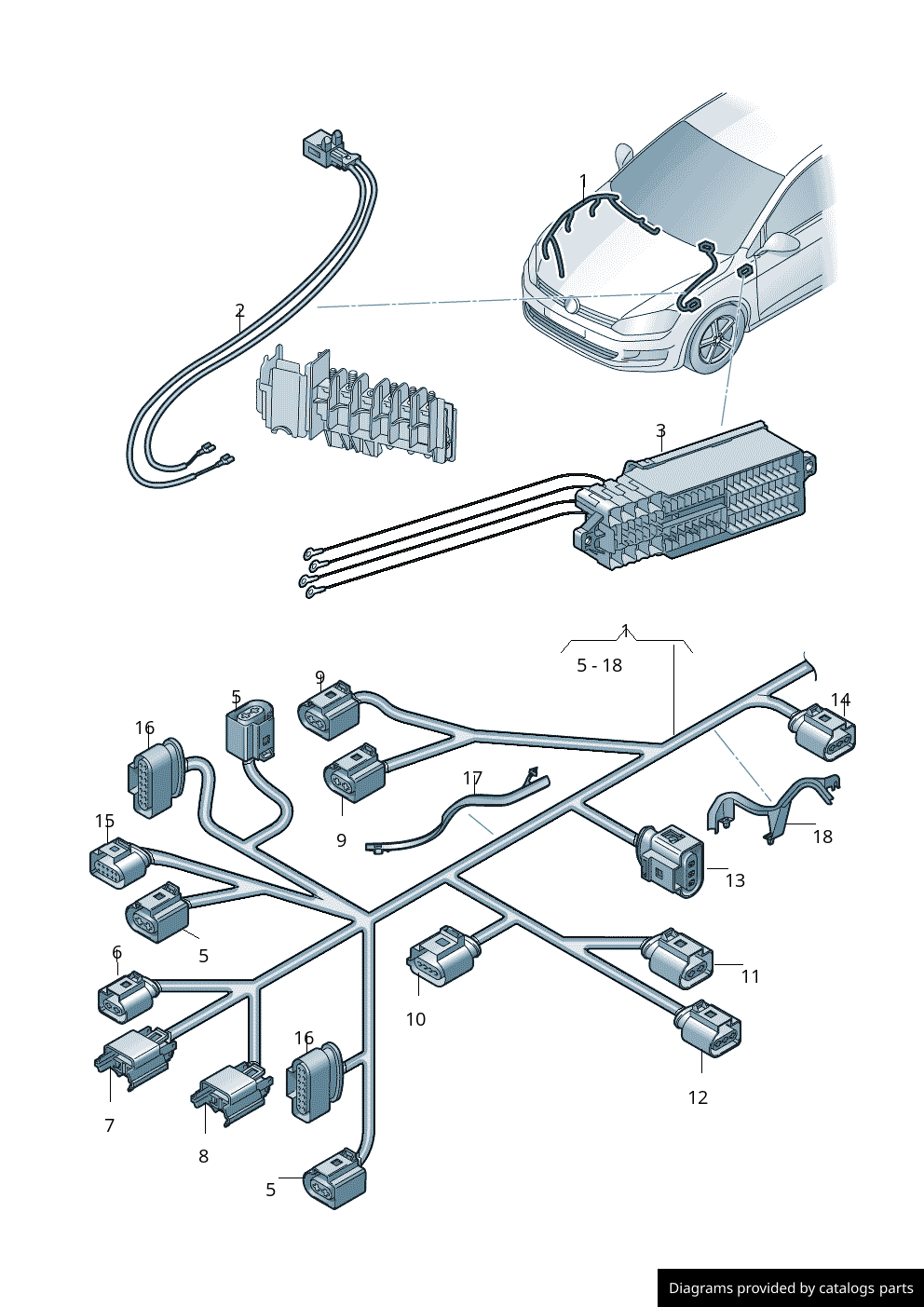 Car part diagram