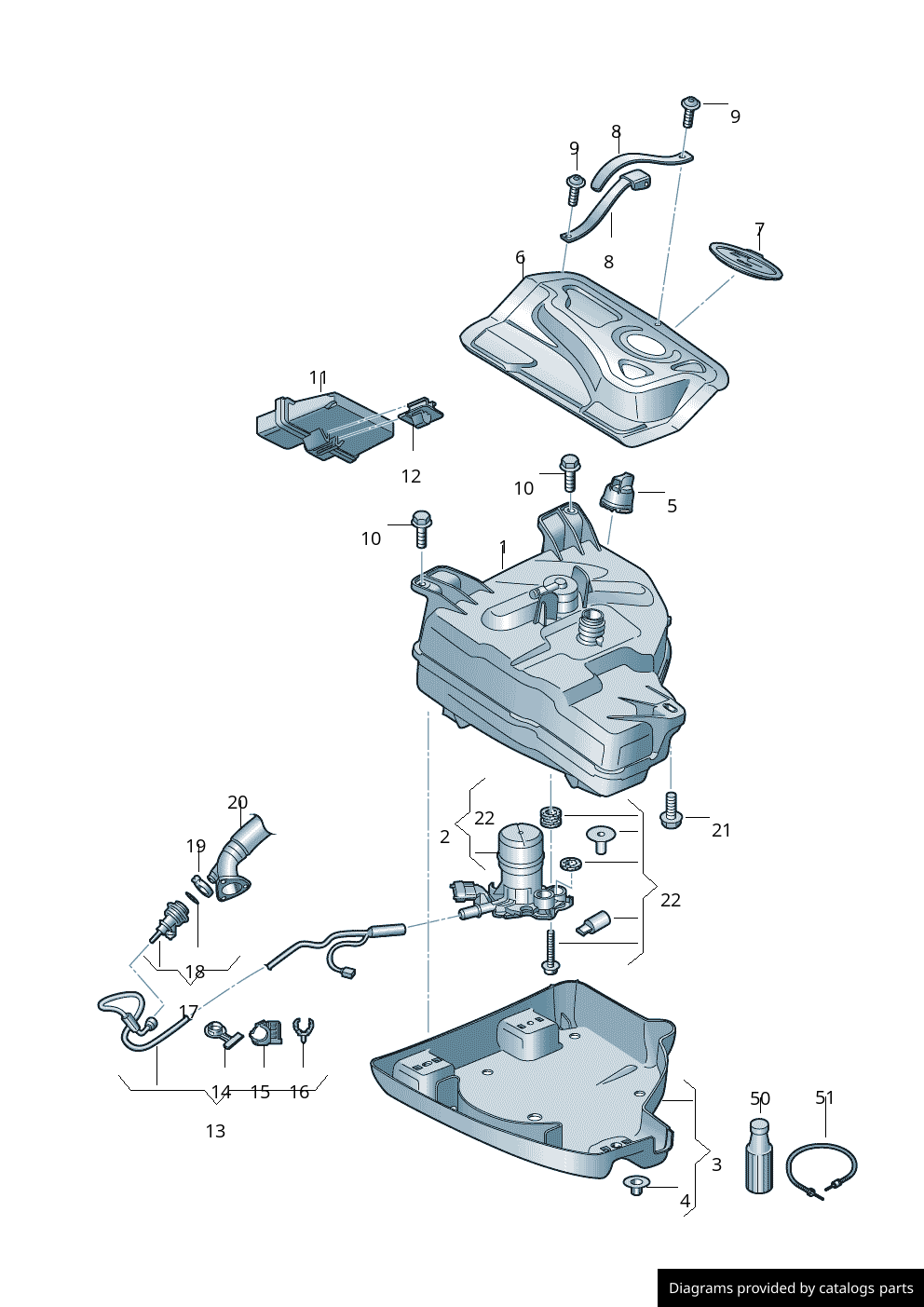 Car part diagram