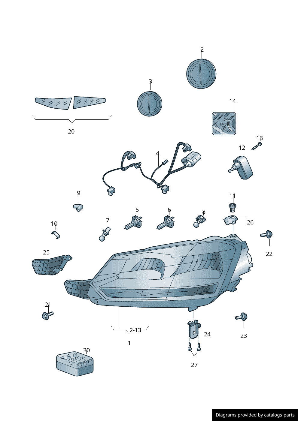 Car part diagram