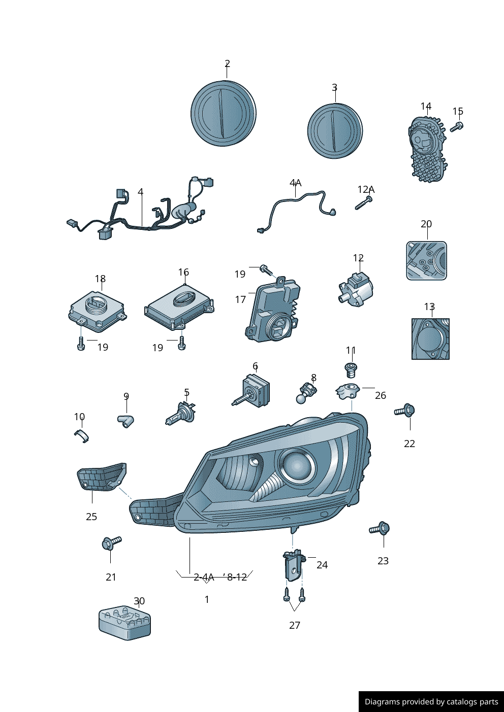 Car part diagram