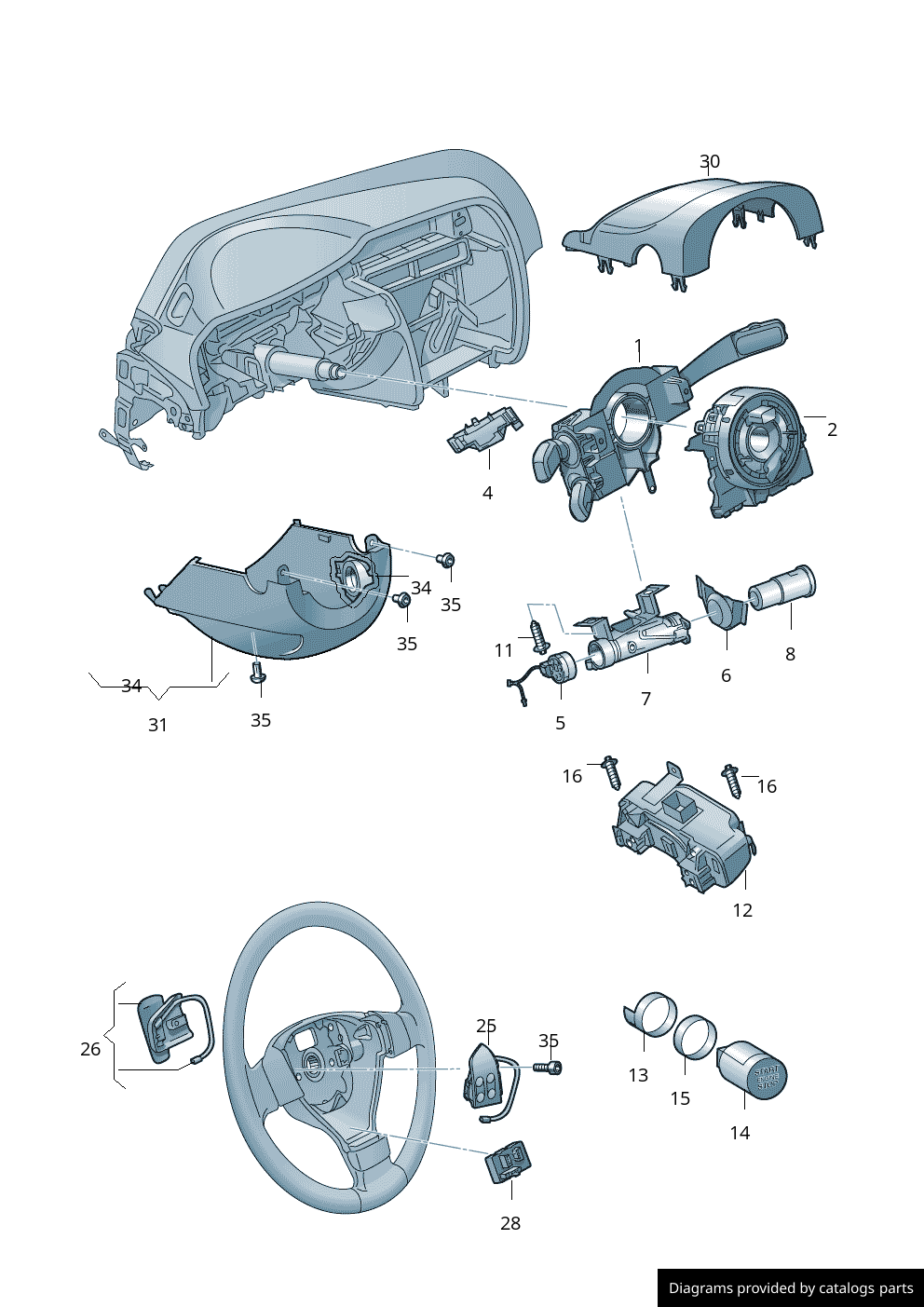 Car part diagram