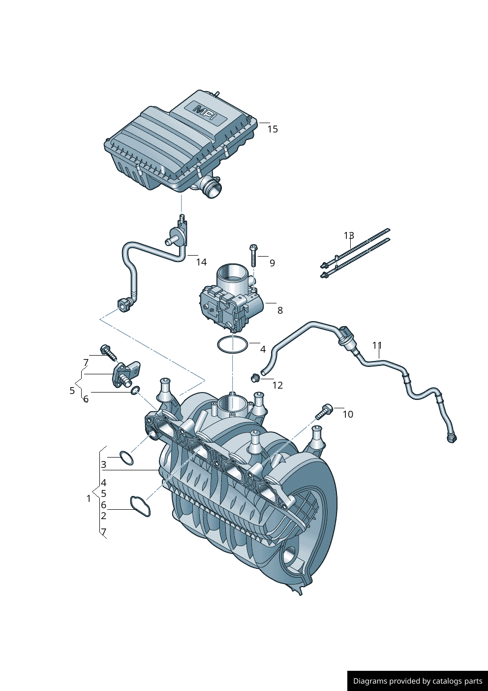 Car part diagram