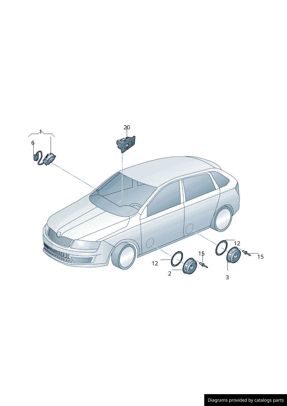 Car part diagram