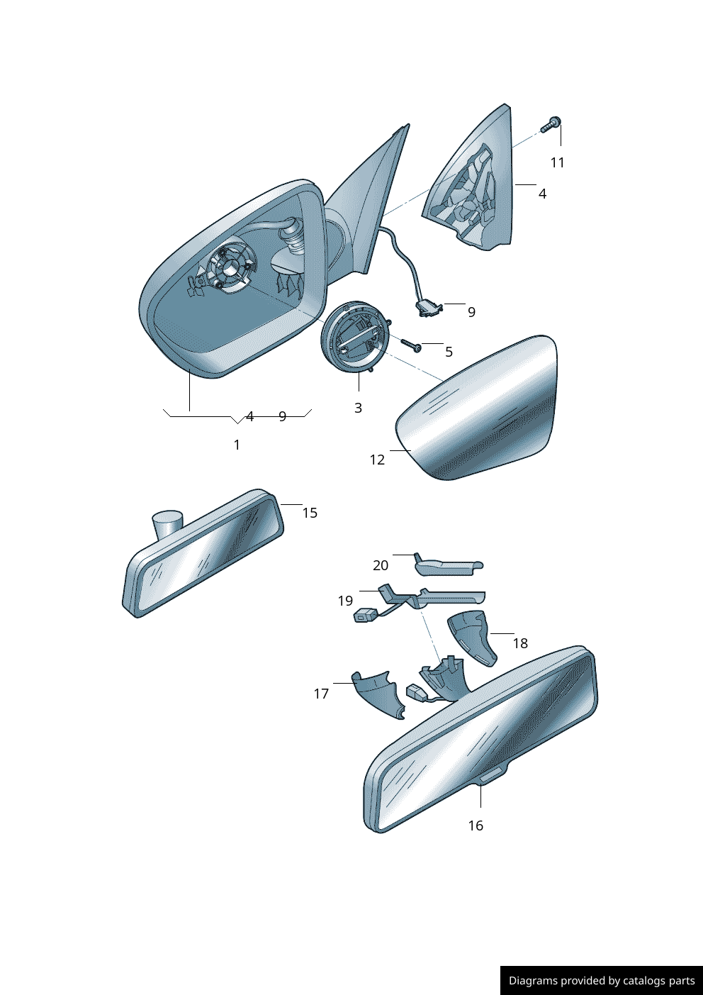 Car part diagram