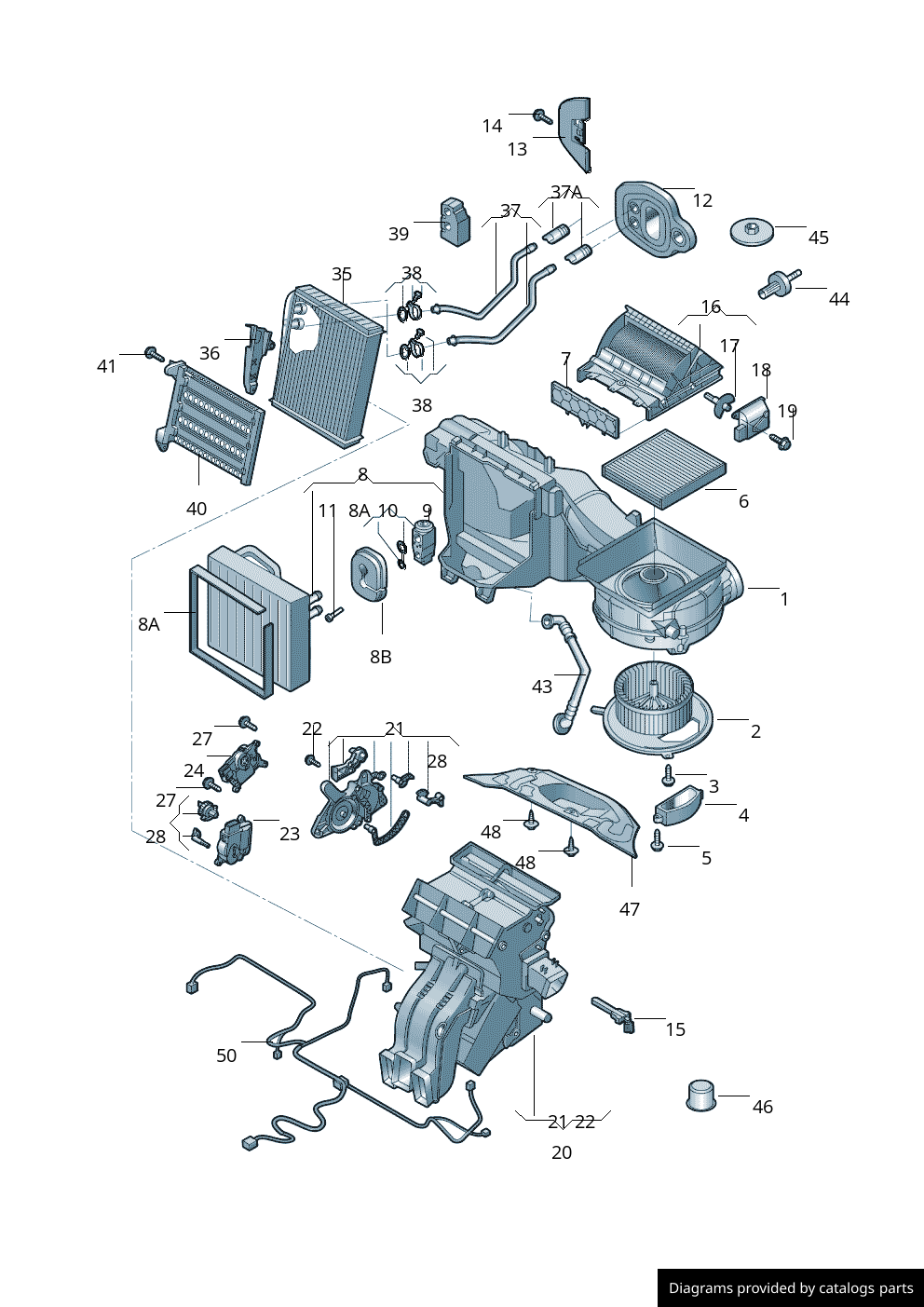 Car part diagram