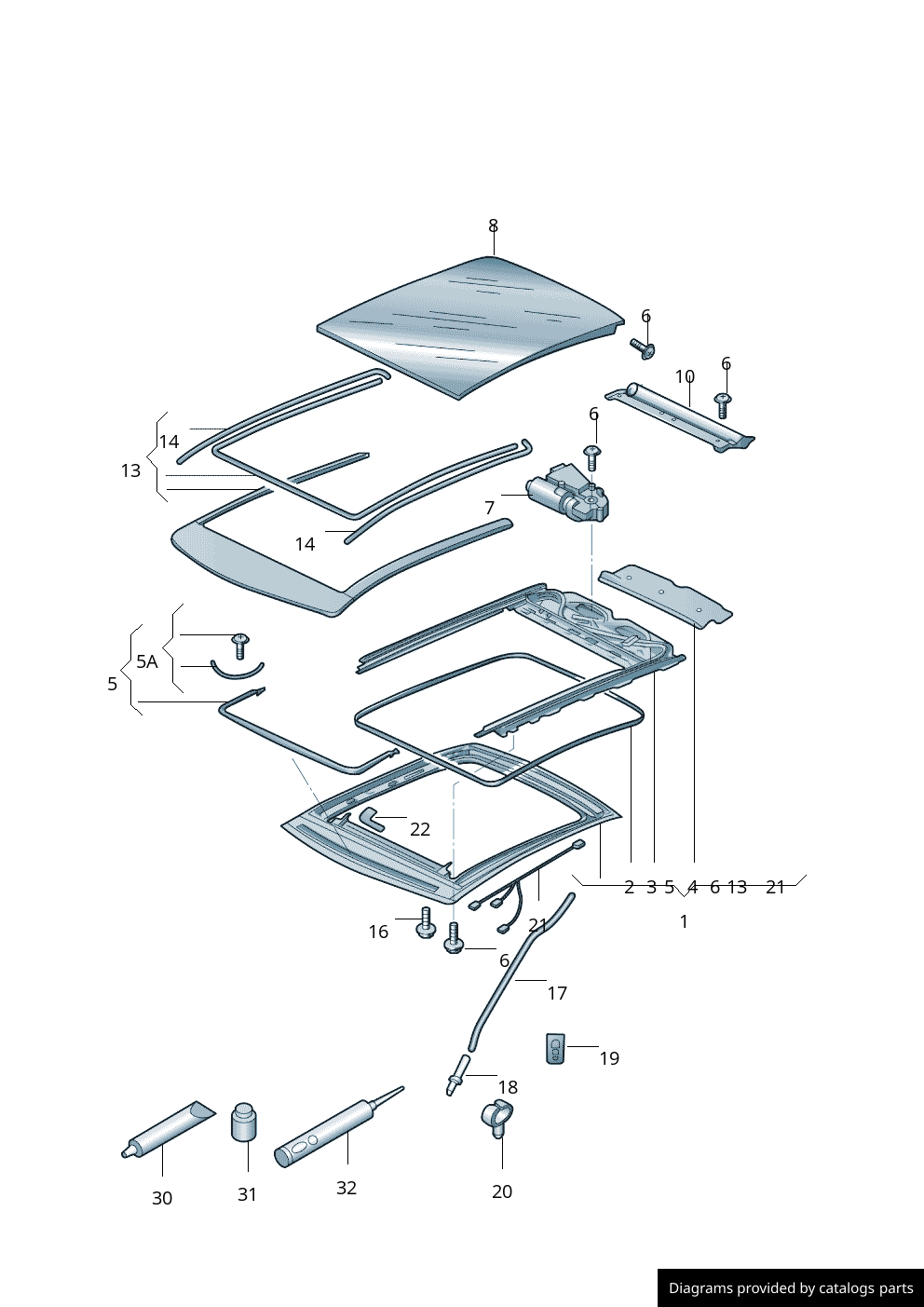 Car part diagram