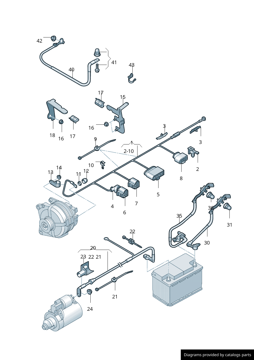 Car part diagram