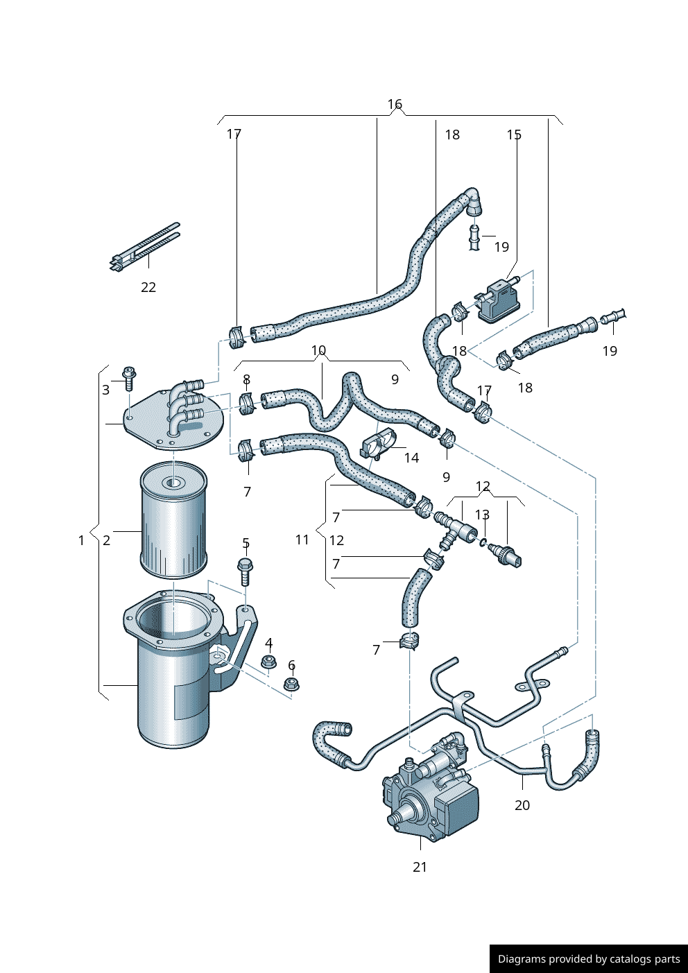 Car part diagram