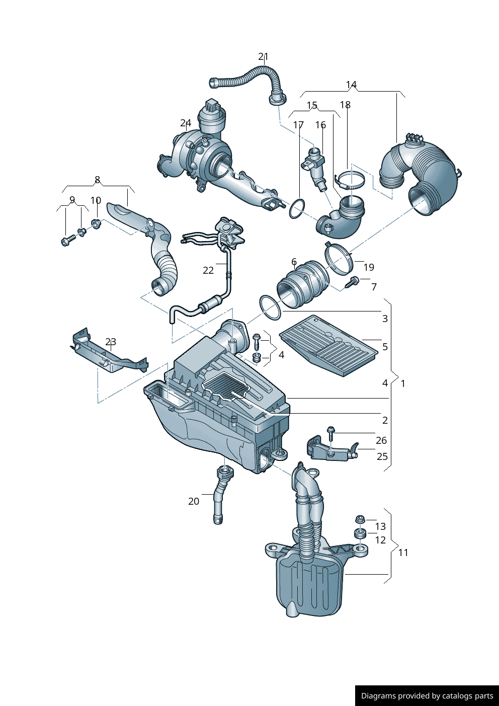 Car part diagram