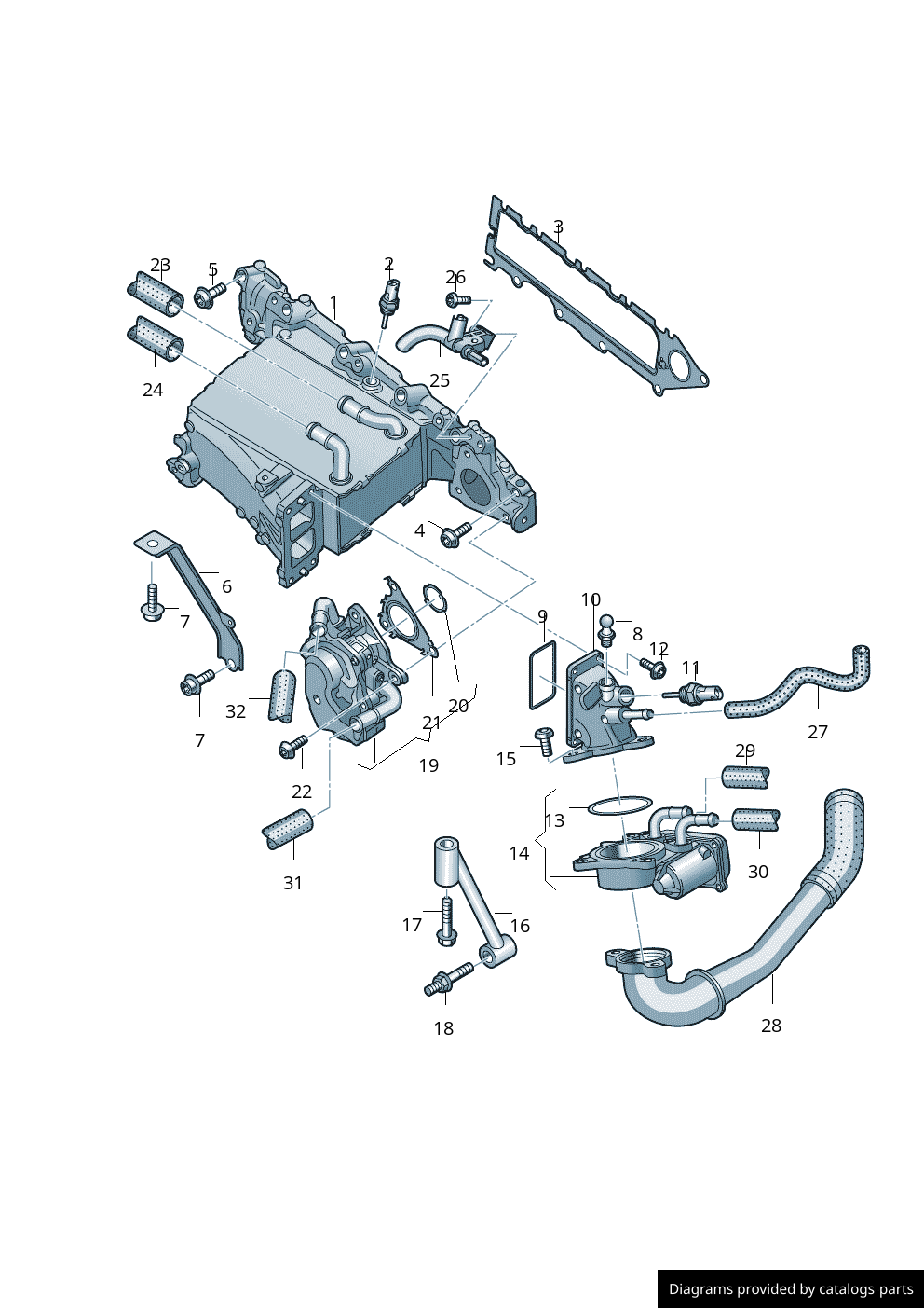 Car part diagram