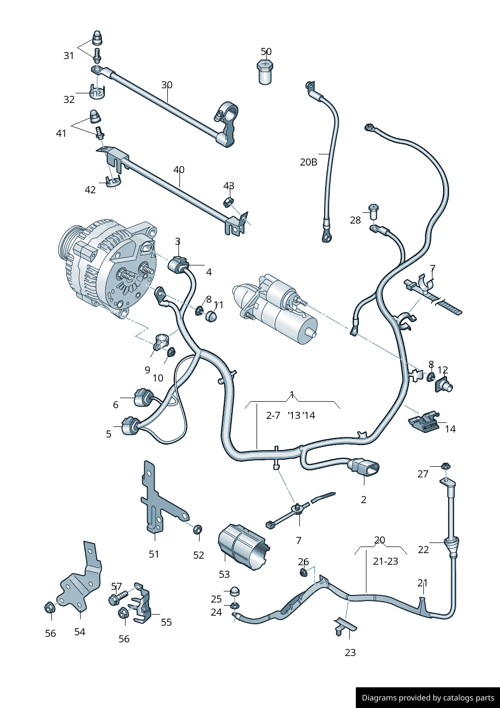 Car part diagram