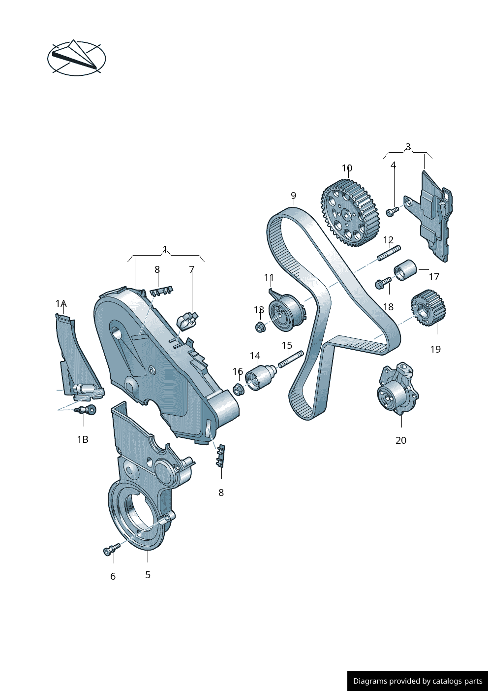 Car part diagram