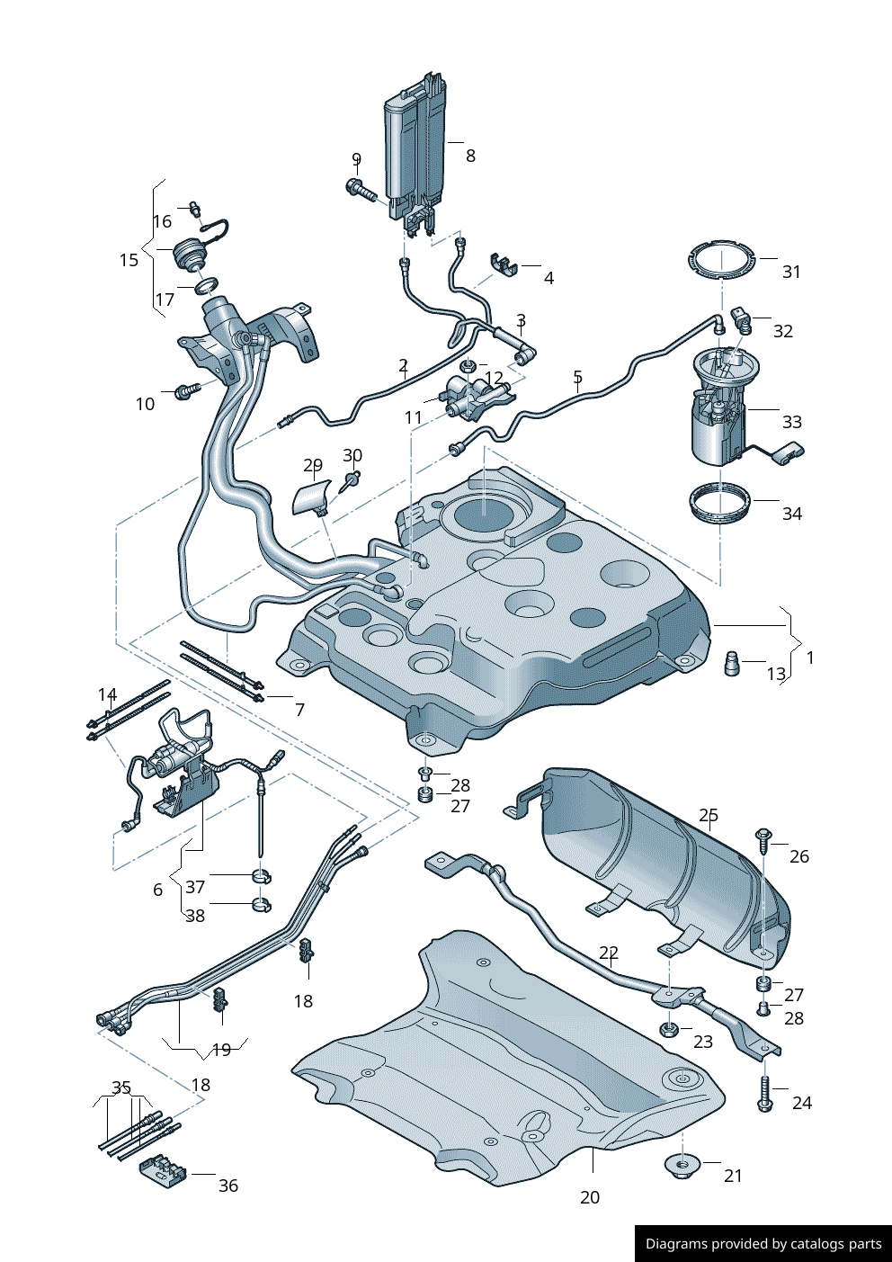 Car part diagram