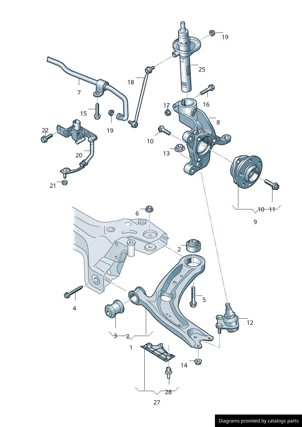 Car part diagram