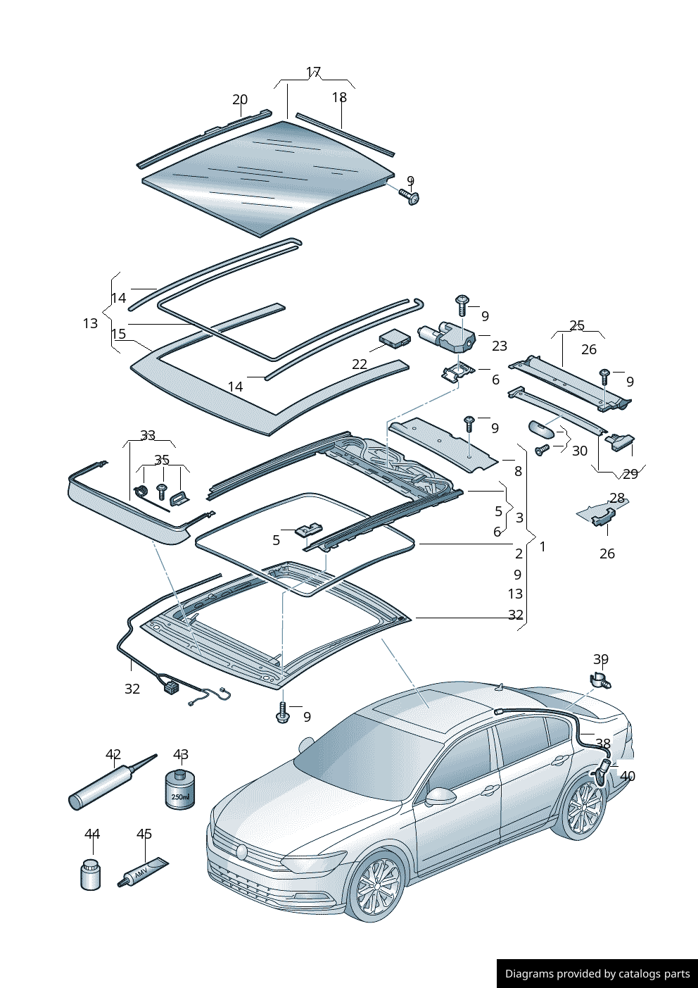 Car part diagram