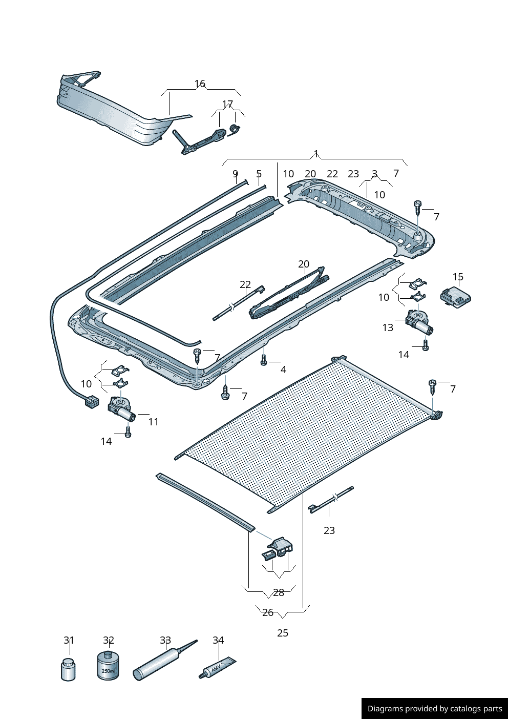 Car part diagram