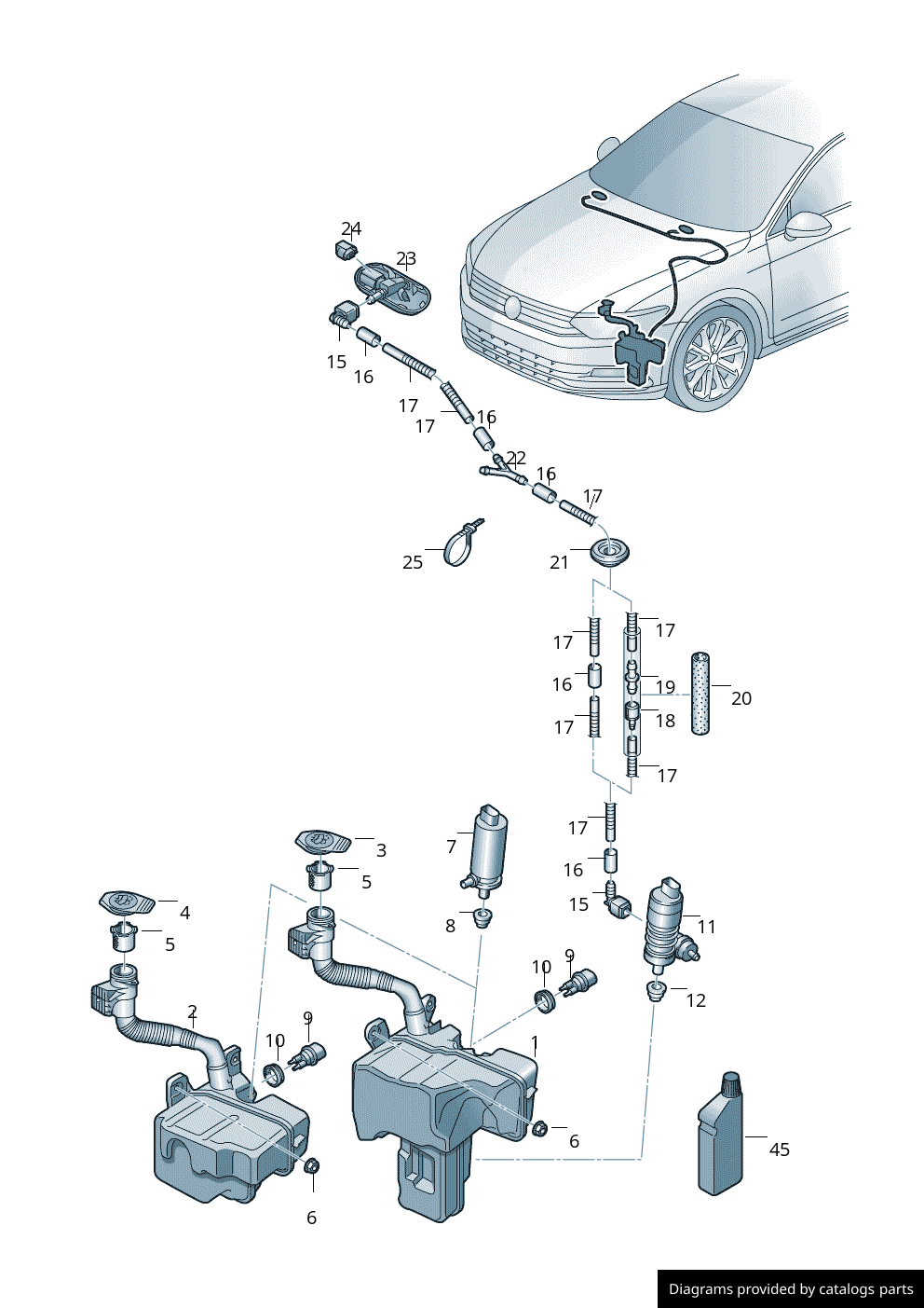 Car part diagram