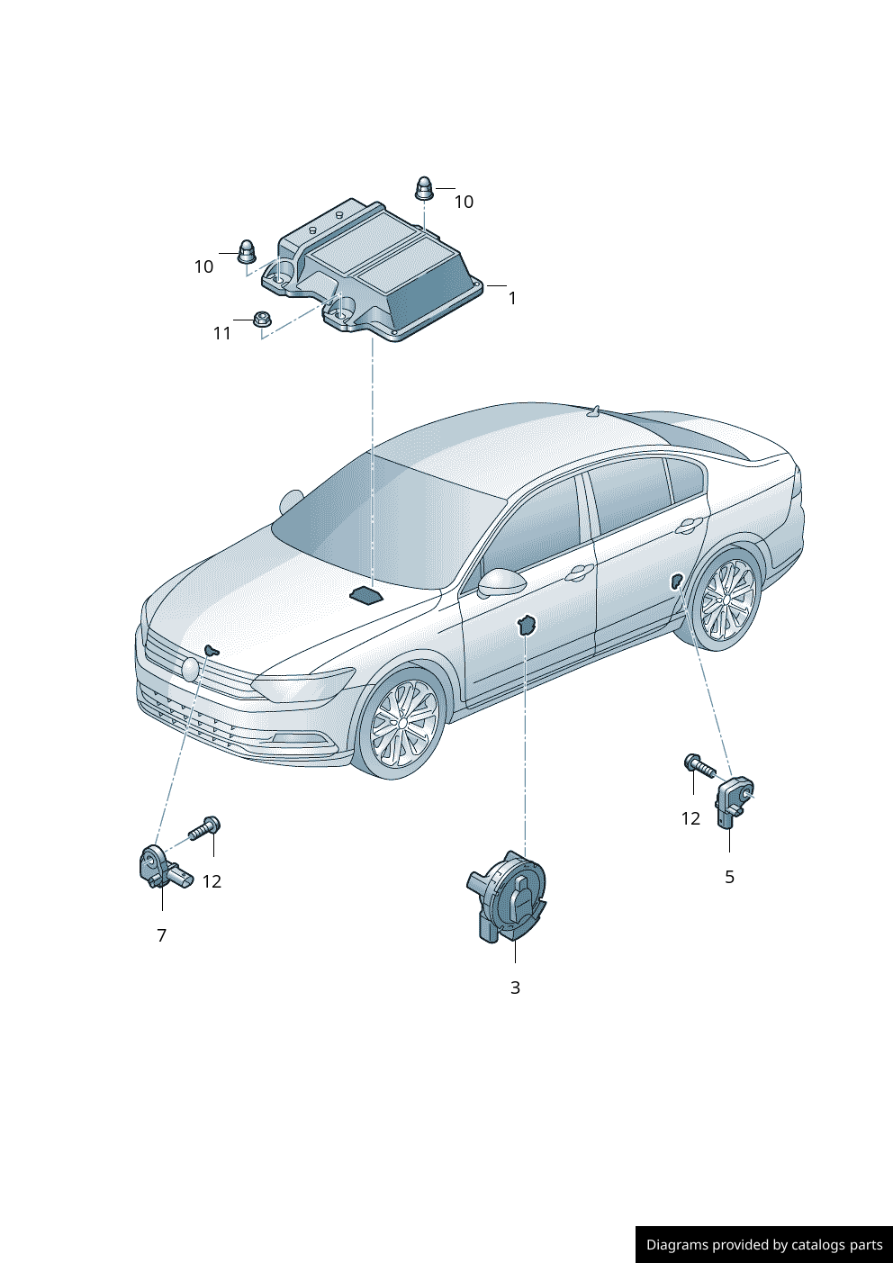 Car part diagram