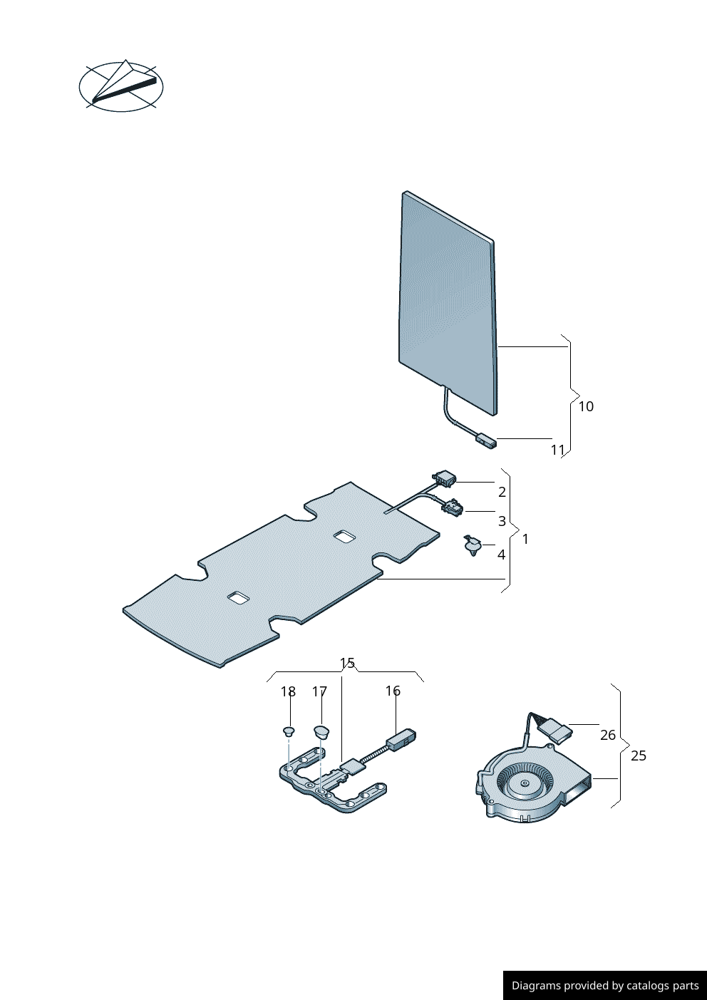 Car part diagram