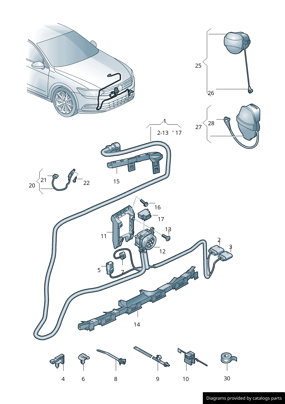 Car part diagram