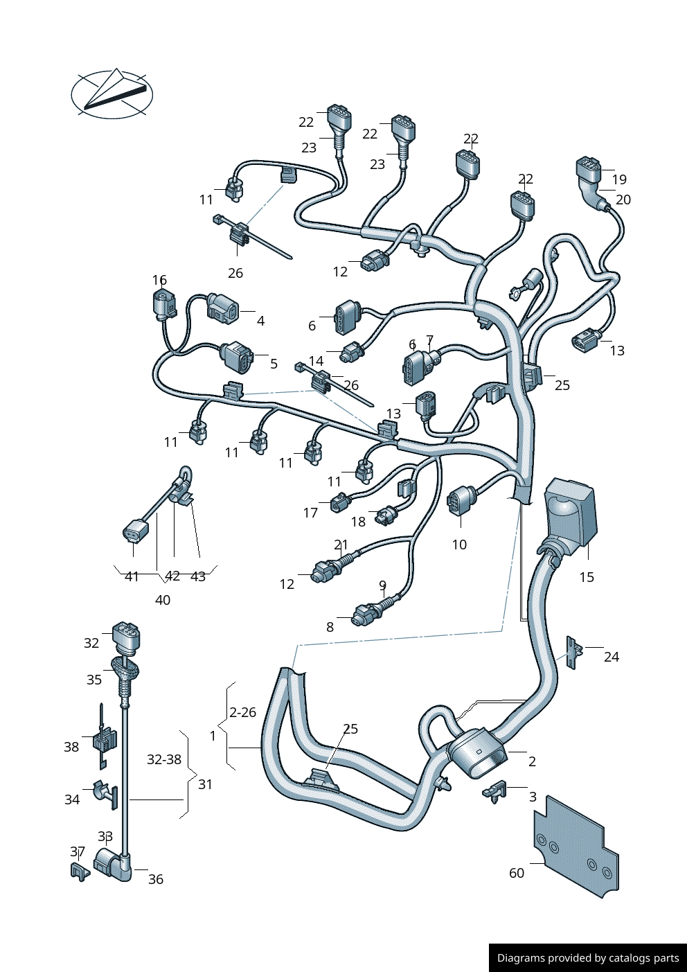 Car part diagram