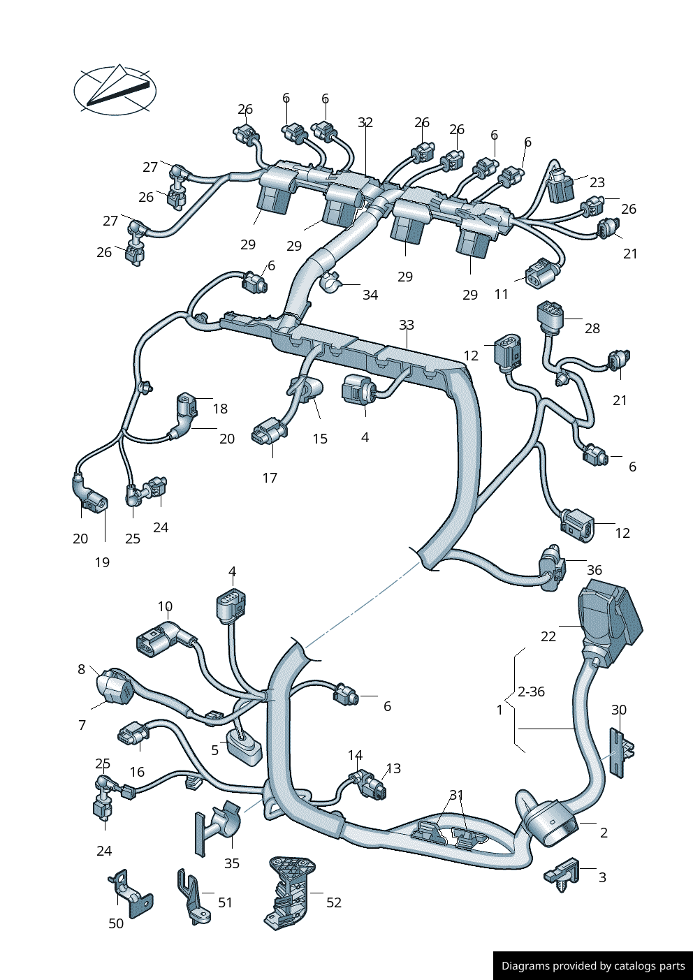 Car part diagram