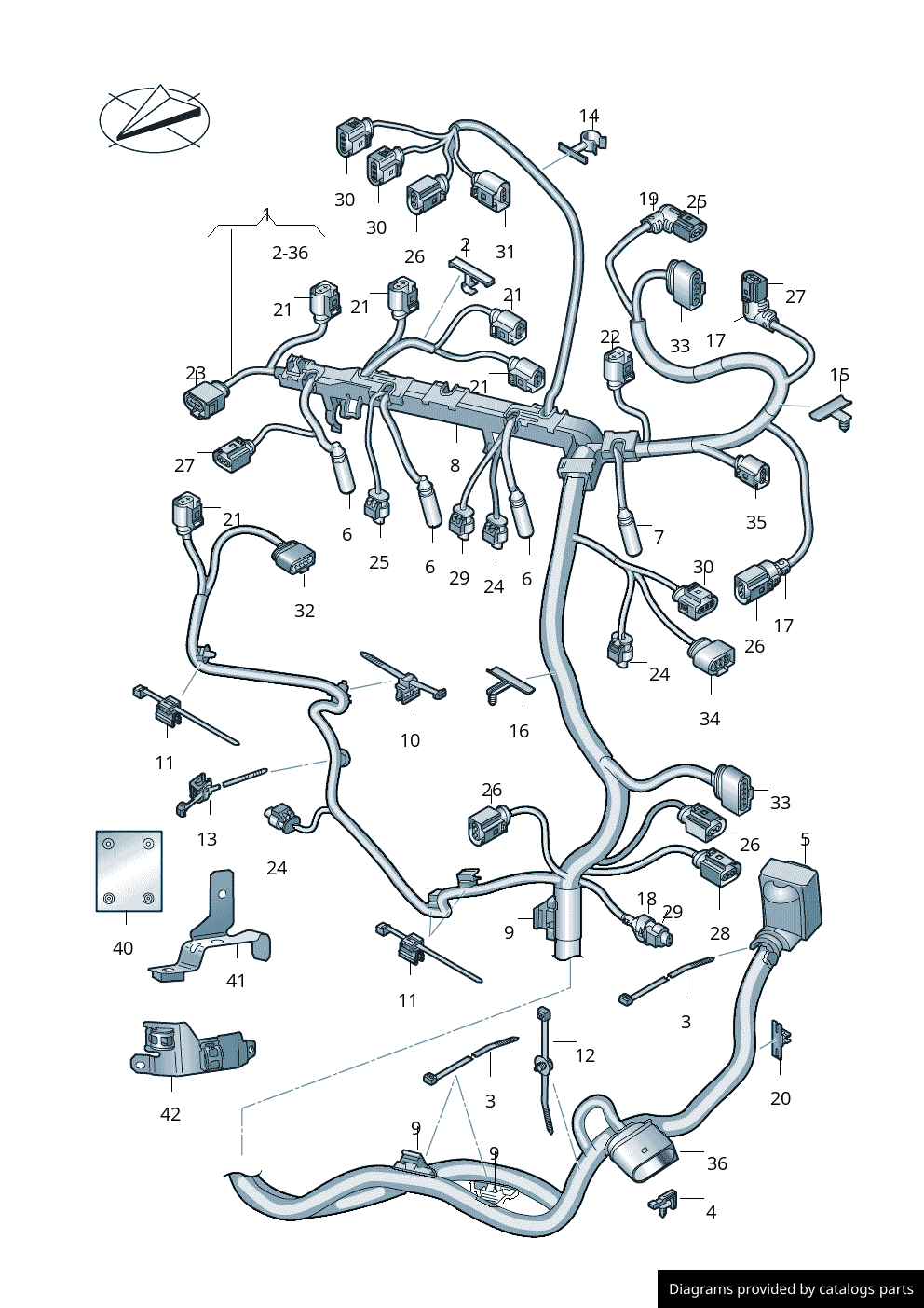 Car part diagram