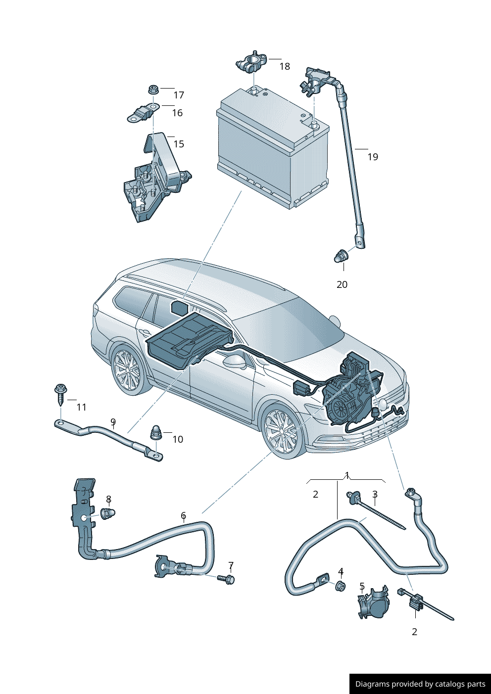 Car part diagram