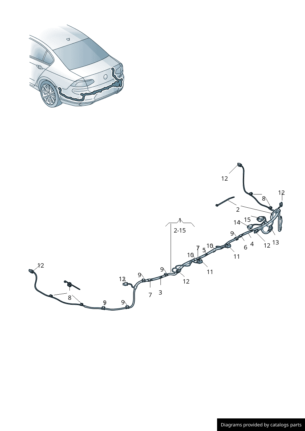 Car part diagram
