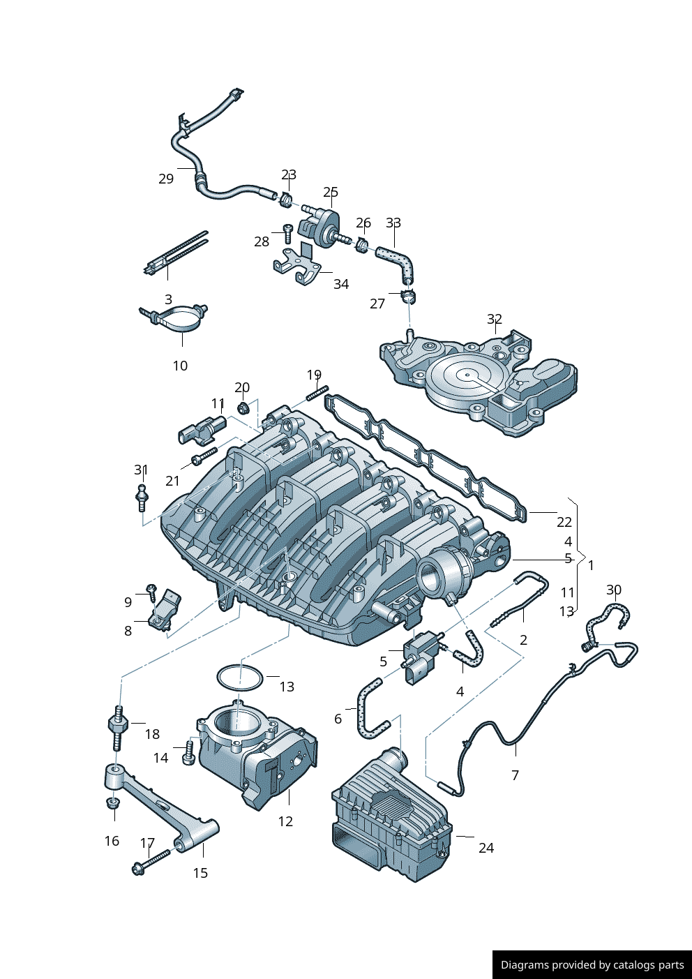 Car part diagram