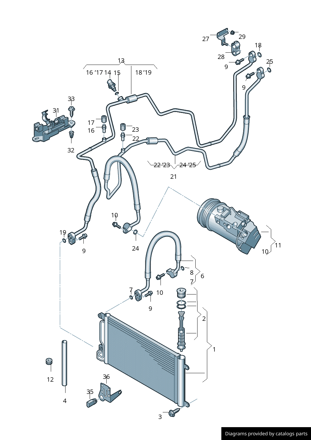 Car part diagram