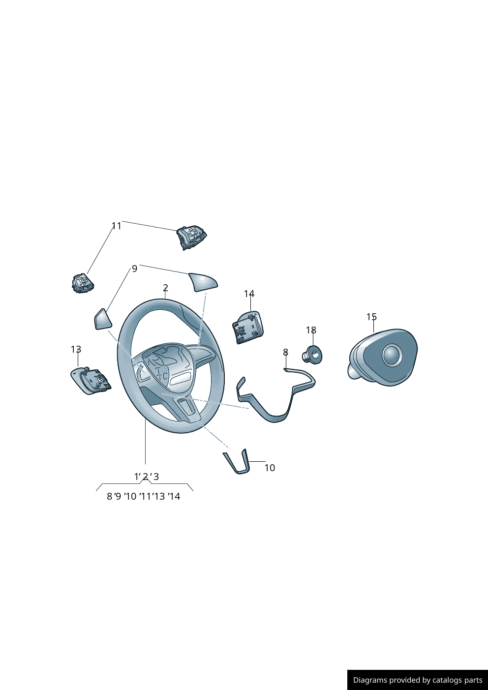 Car part diagram
