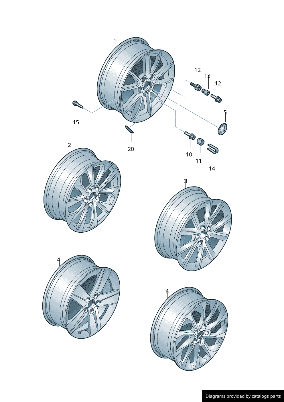 Car part diagram