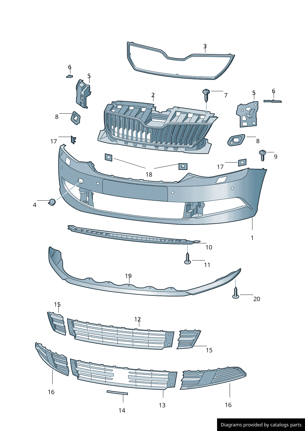 Car part diagram