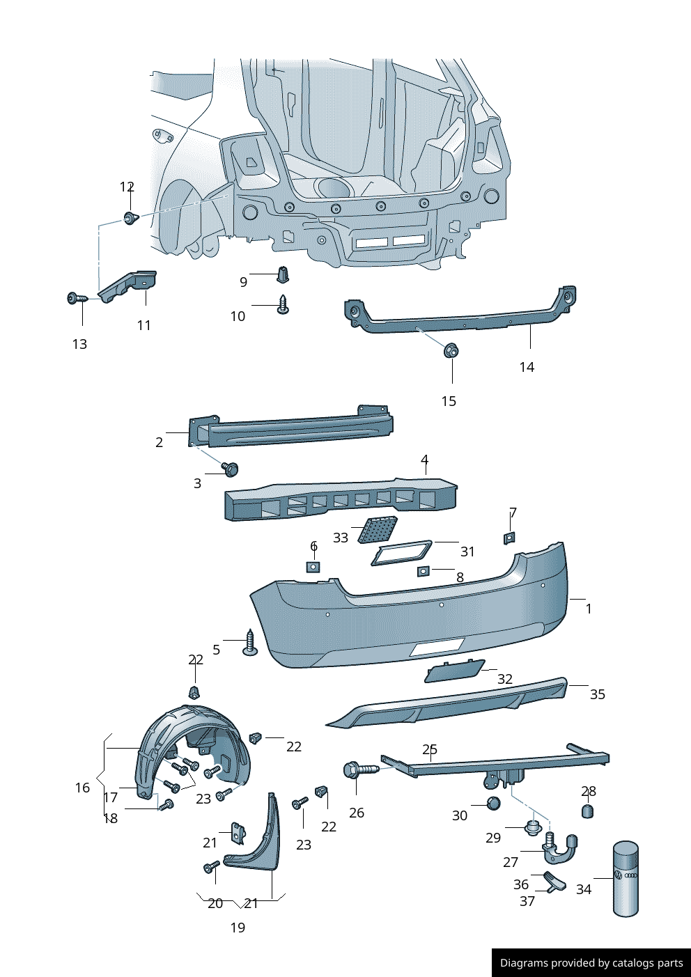 Car part diagram