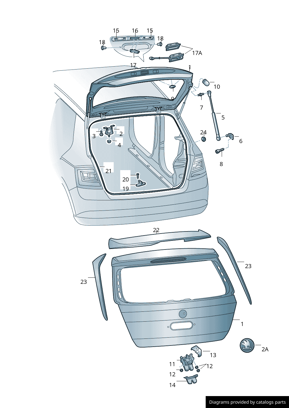 Car part diagram