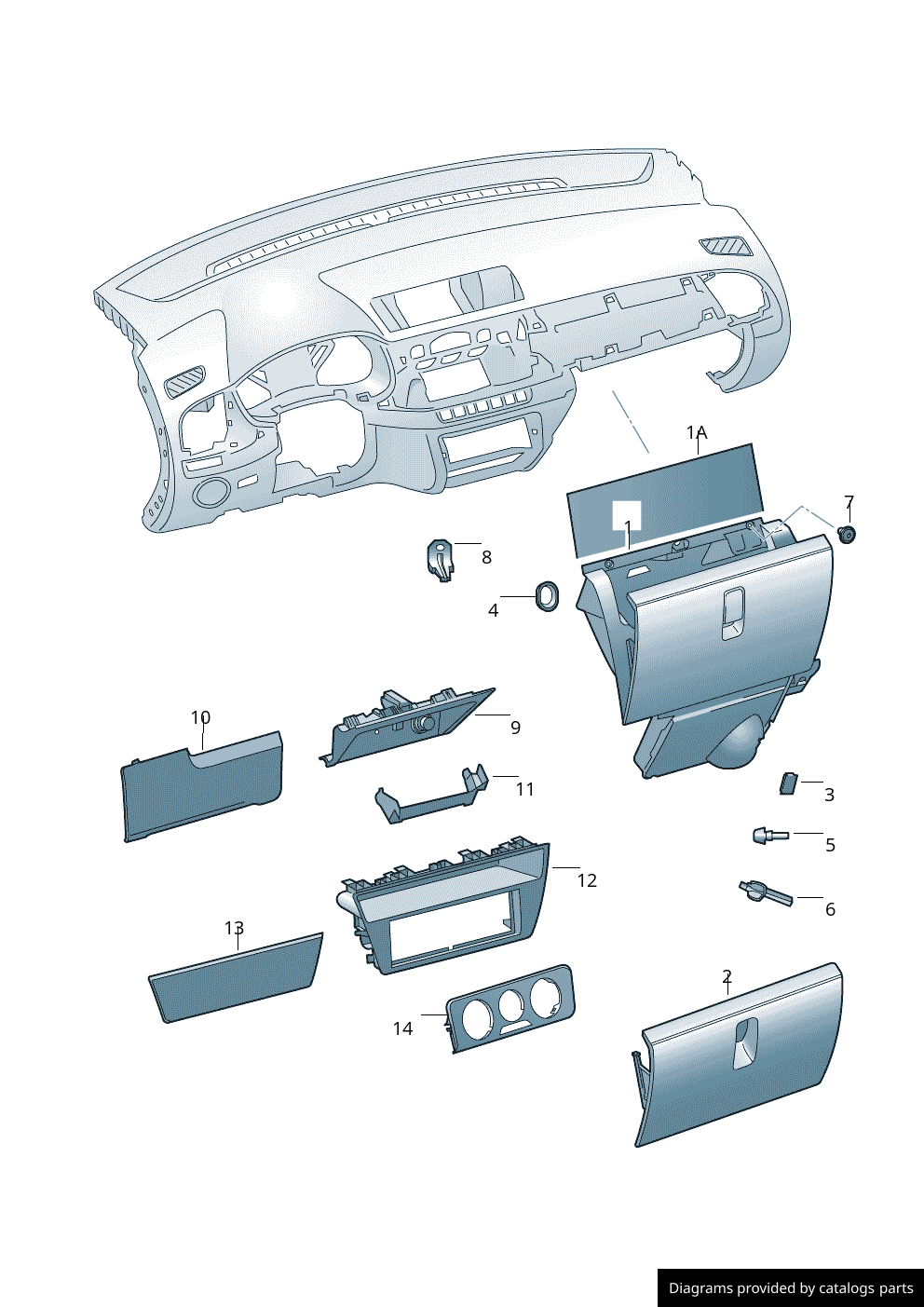 Car part diagram
