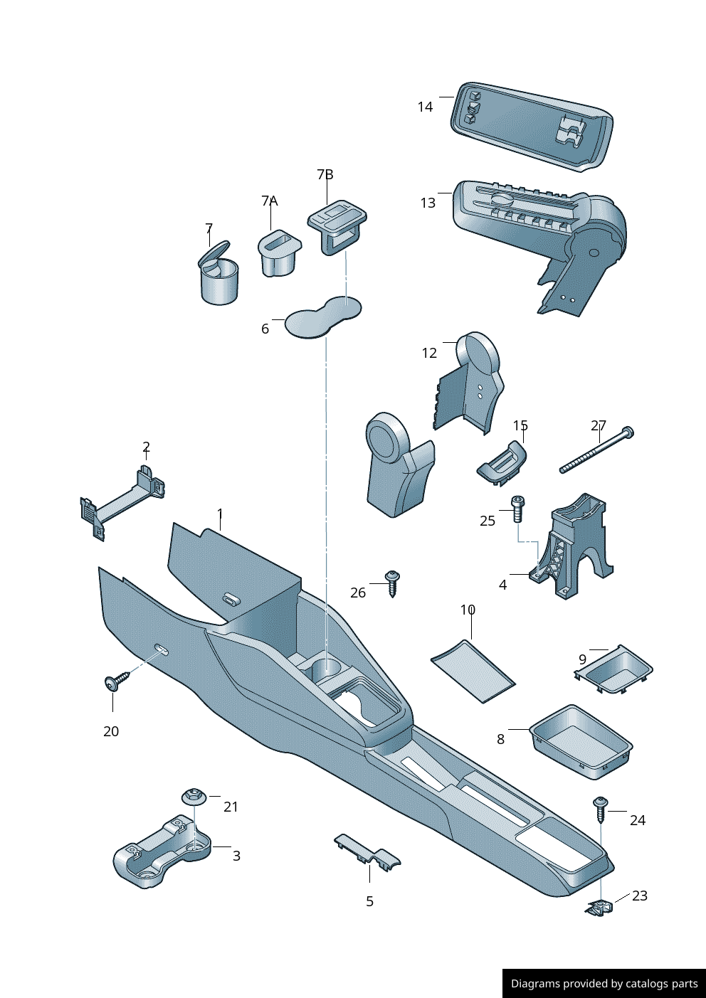 Car part diagram