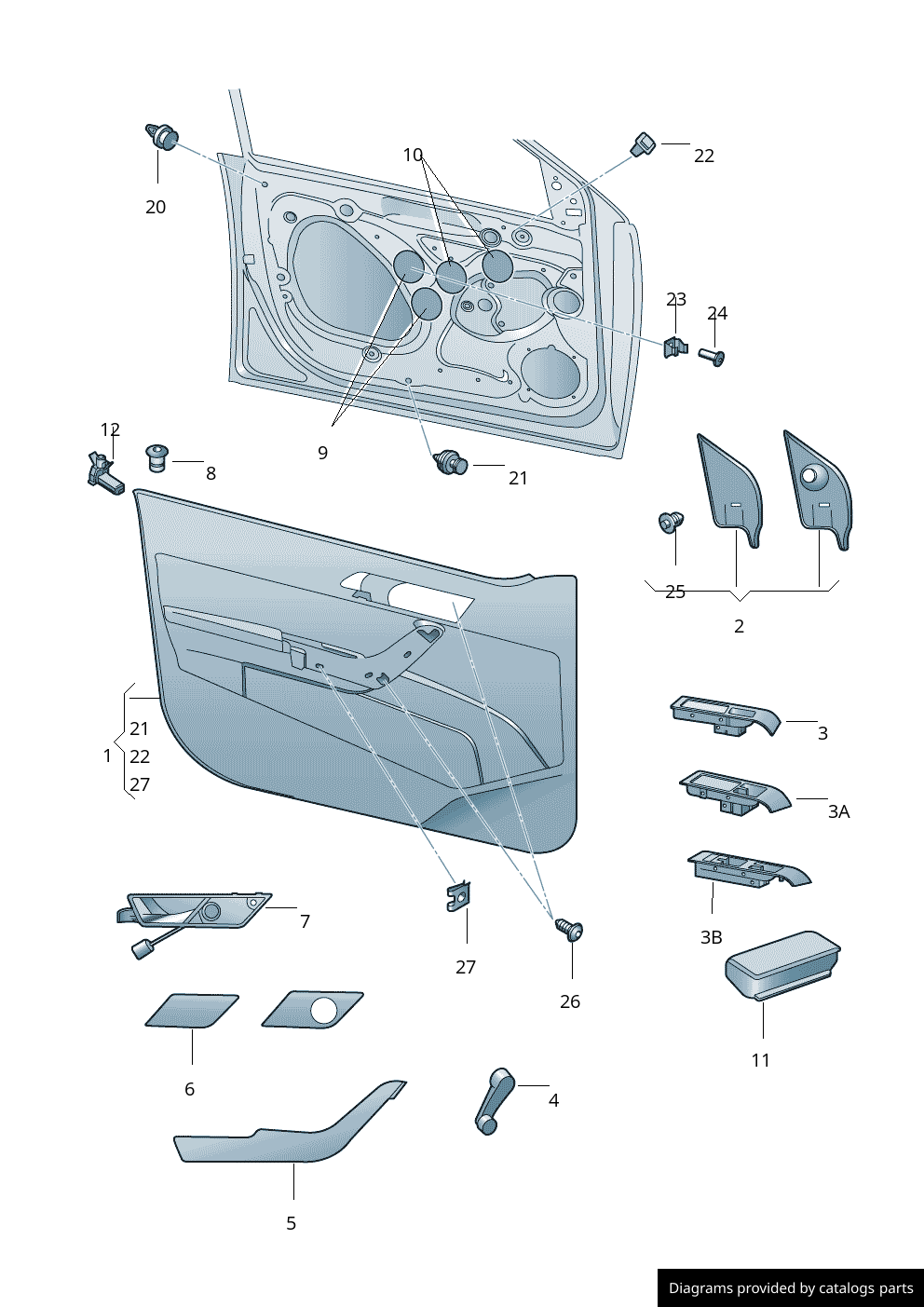 Car part diagram